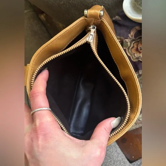 Authentic CELINE Brown macadam coated leather Patterned 3 compartments crossbody - Picture 15 of 16